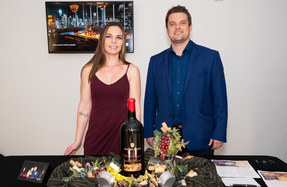 Destiny team members at a fundraiser event