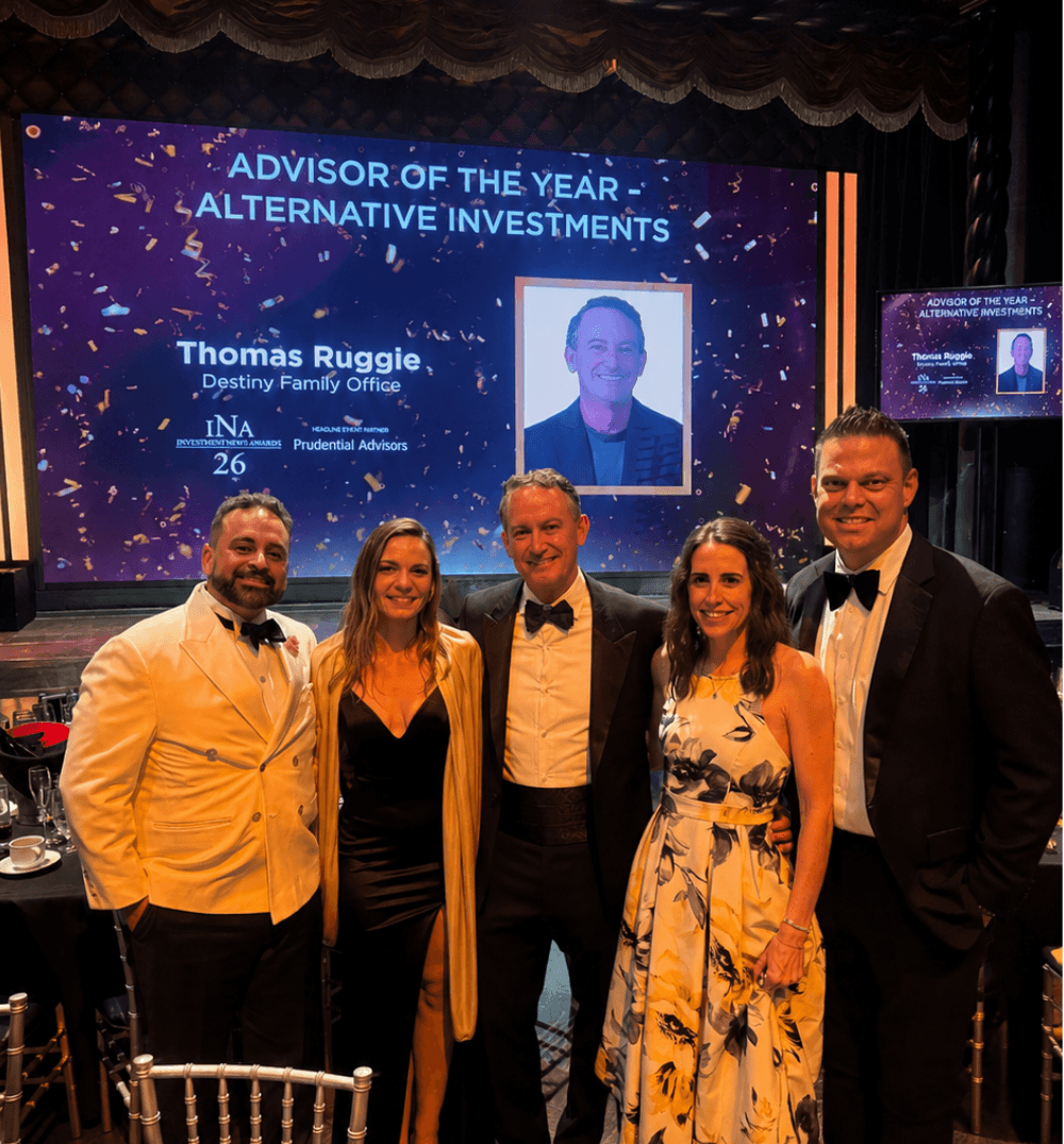 Destiny Wealth Partners Team at InvestmentNews Awards Gala 2026